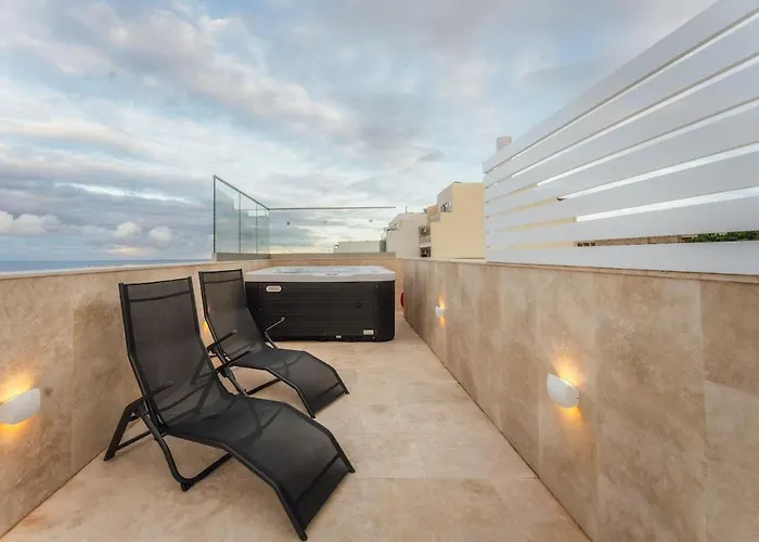 New - Only Unit 5 Modern 2-bedroom With Common Heated Jacuzzi By Sf Homes San Ġiljan